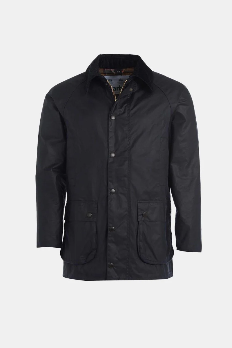 Barbour White Label SL Beaufort Waxed Cotton Jacket (Navy) - Image 2