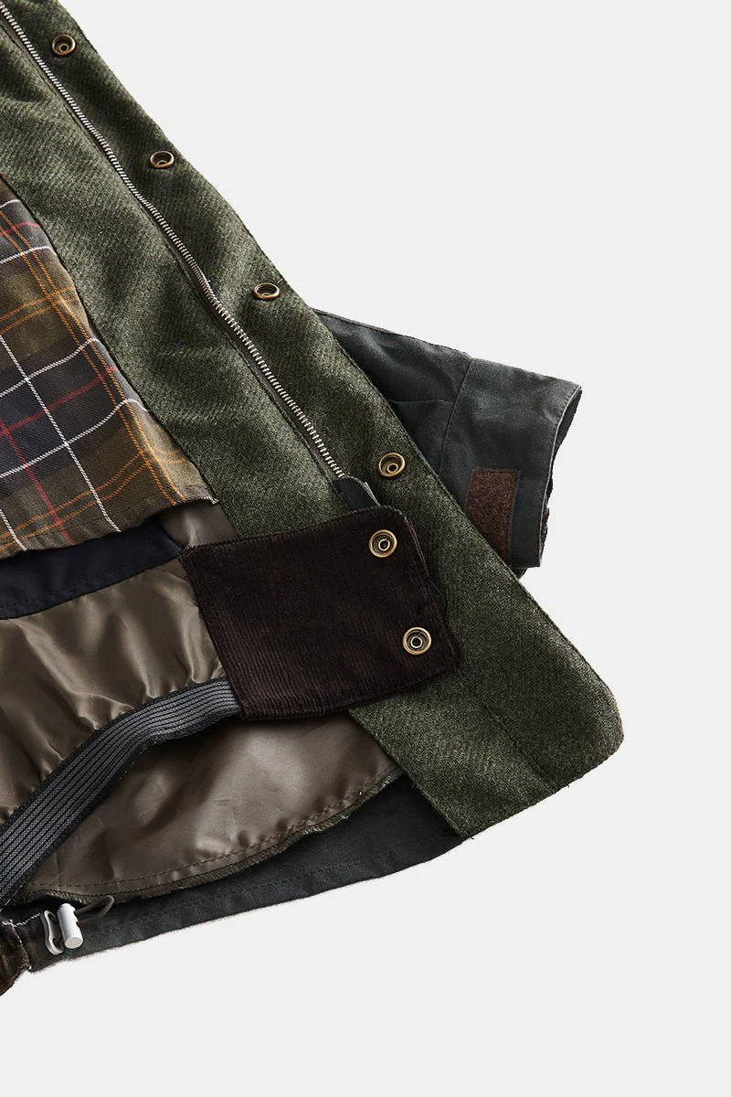 Barbour x TO KI TO Bicycle Wax Jacket (Sage) - Image 9