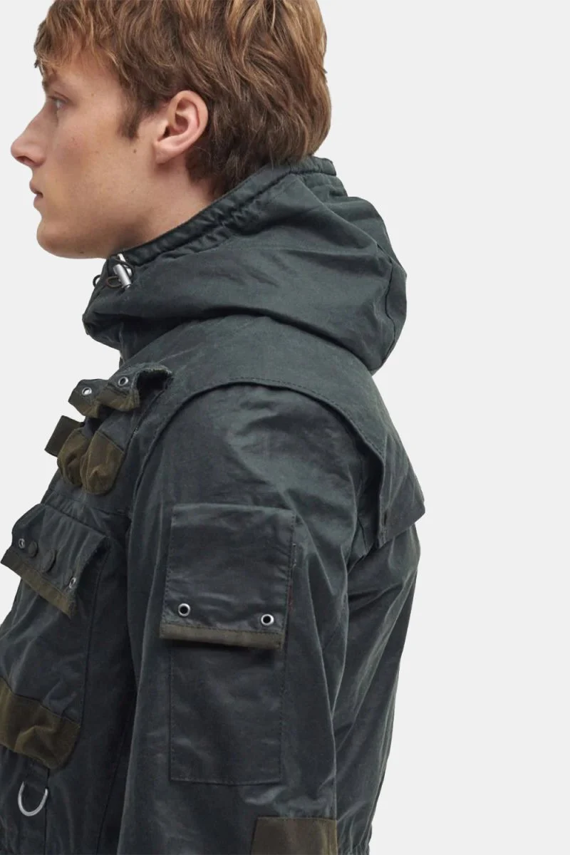 Barbour x TO KI TO Military Wax Jacket (Sage) - Image 15