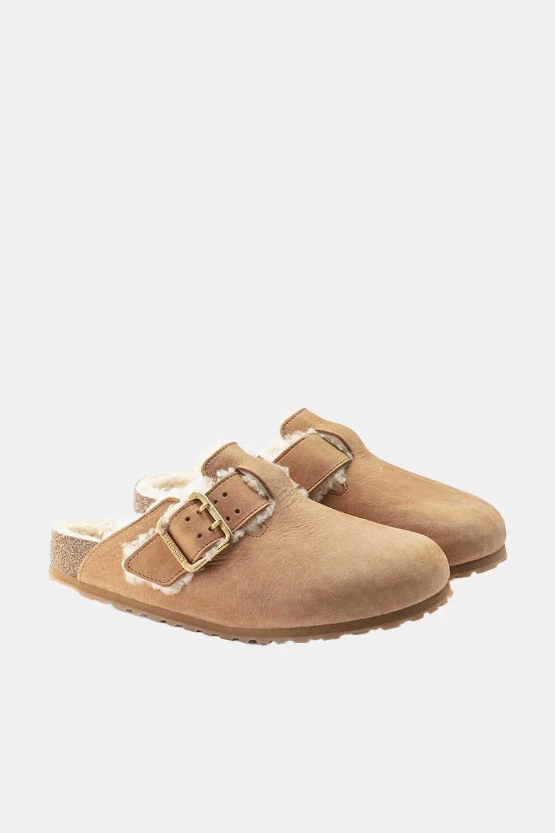 Birkenstock Boston Bold Shearling (Cognac)