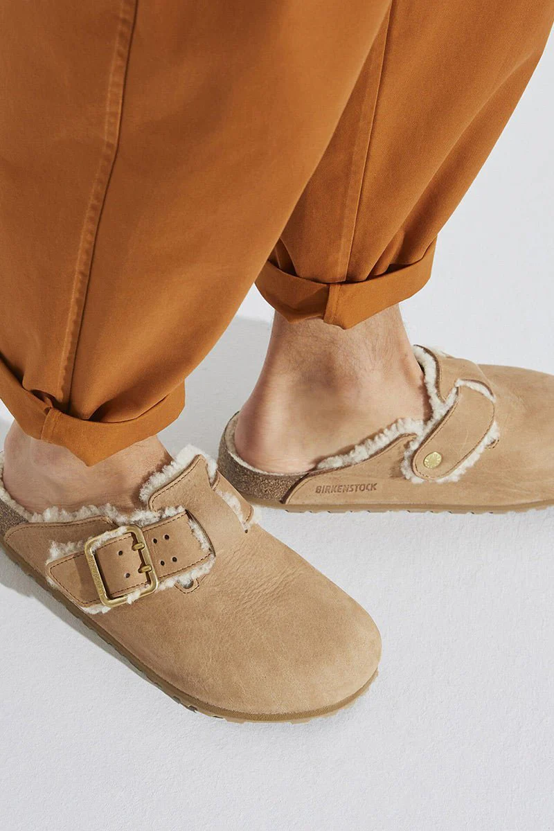Birkenstock Boston Bold Shearling (Cognac) - Image 2