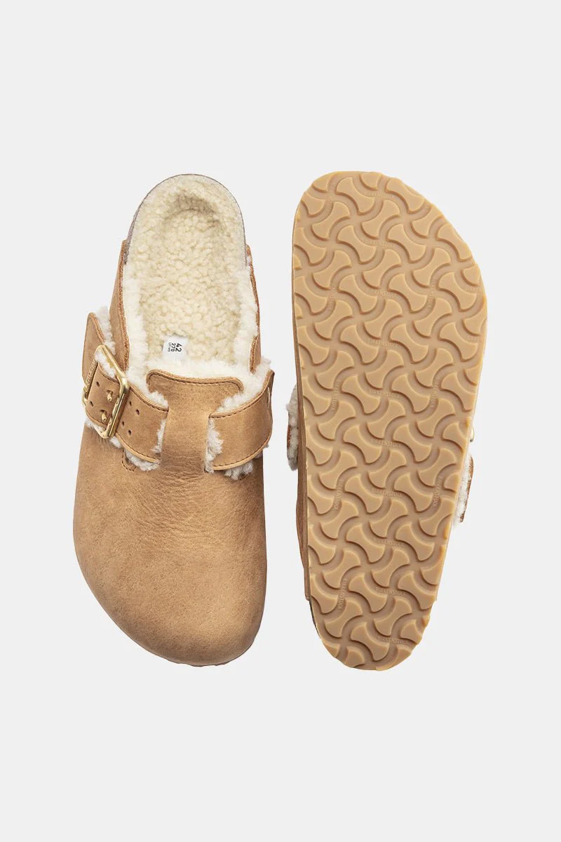 Birkenstock Boston Bold Shearling (Cognac) - Image 4