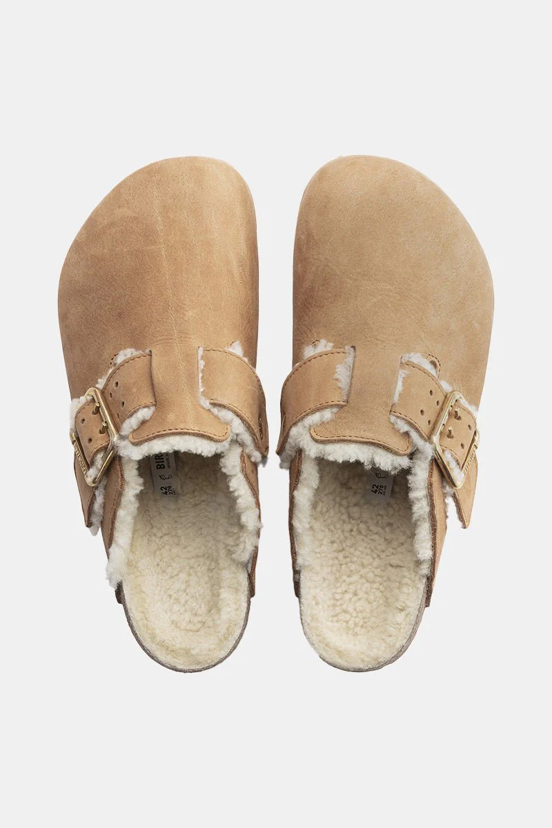 Birkenstock Boston Bold Shearling (Cognac) - Image 8