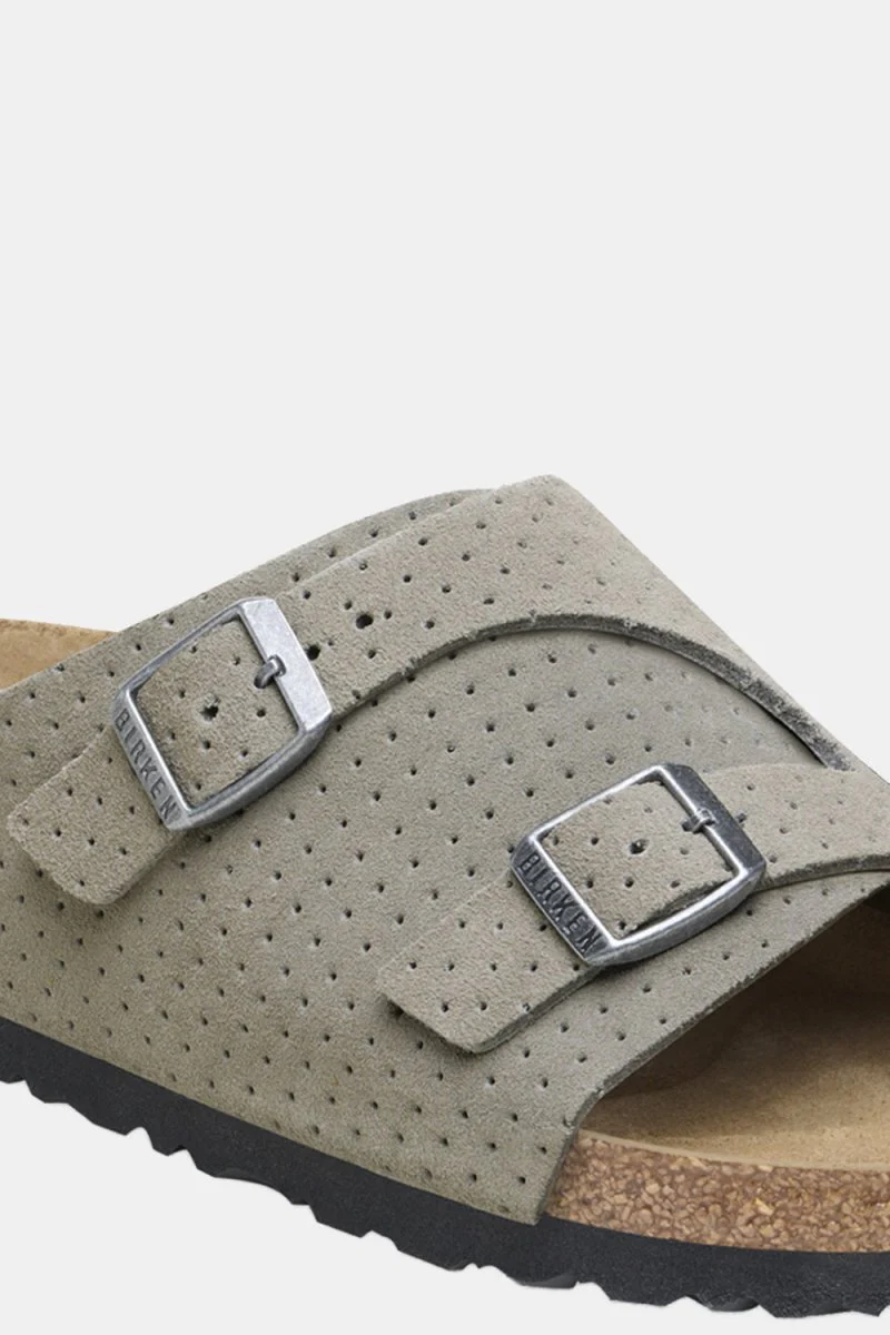 Birkenstock Zürich BS Suede Embossed (Emboss Dots Stone Coin) - Image 3