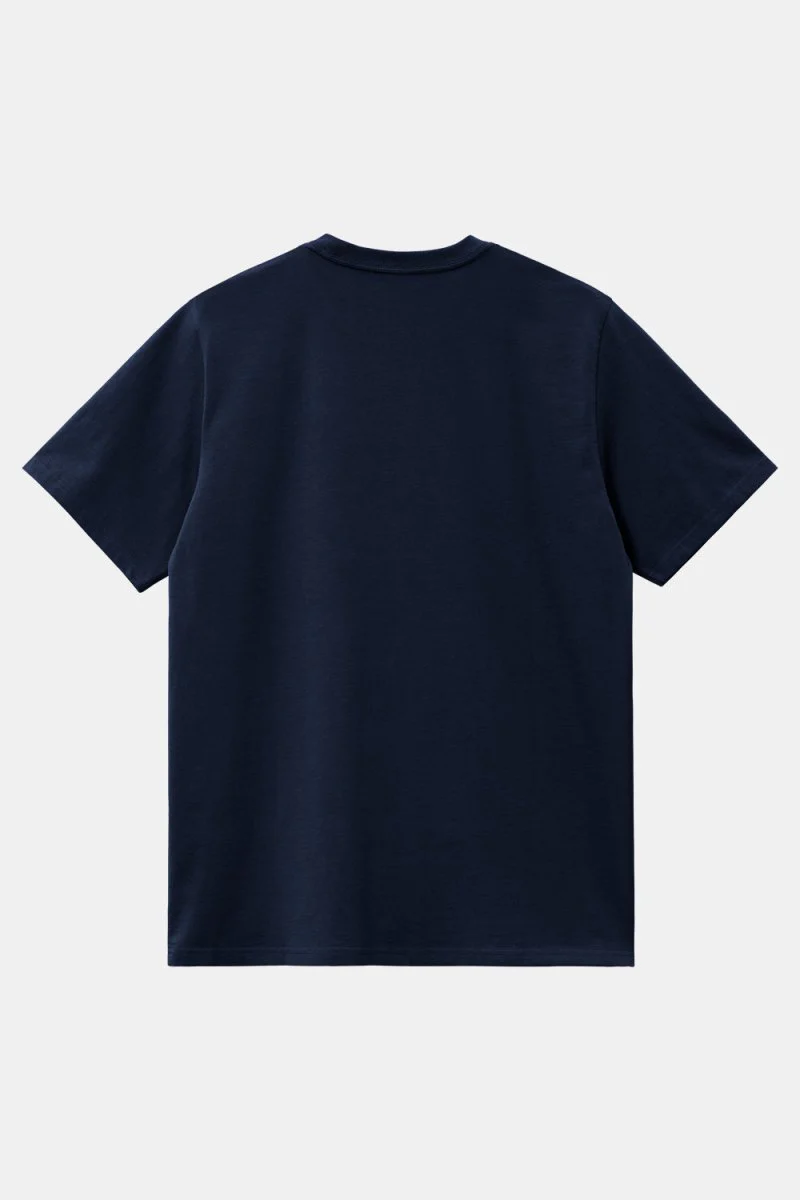 Carhartt Short Sleeve Pocket T-Shirt (Dark Navy) - Image 4
