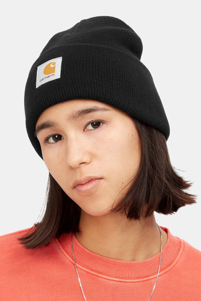 Carhartt WIP Acrylic Watch Hat (Black) - Image 2