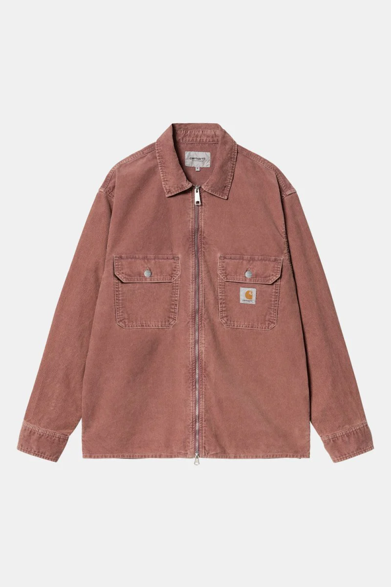 Carhartt WIP Reynold Shirt Jac (Dusky Pink) - Image 3