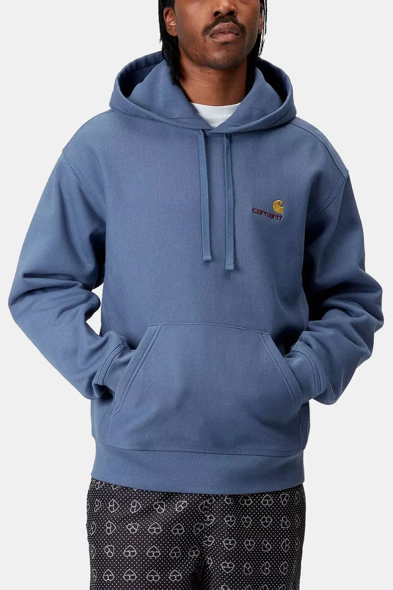Carhartt WIP American Script Sweatshirt (Blue Iris)
