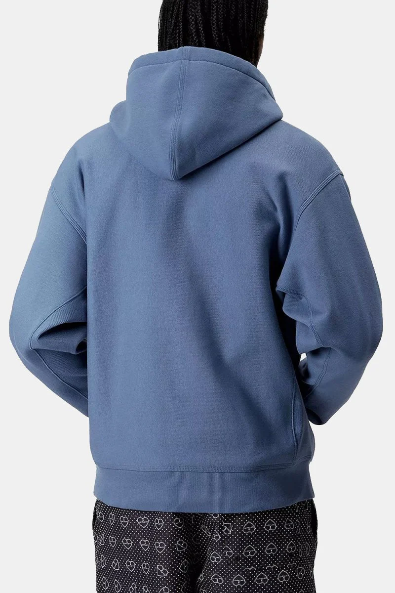 Carhartt WIP American Script Sweatshirt (Blue Iris) - Image 5