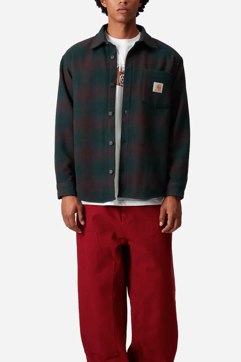 Carhartt WIP Brennan Shirt Jacket (Brennan Check/Deep Lagoon/Rondo) - Image 4