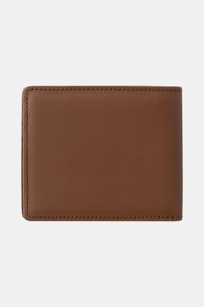 Carhartt WIP Vegas Billfold Wallet (Leather Cognac/Gold) - Image 3
