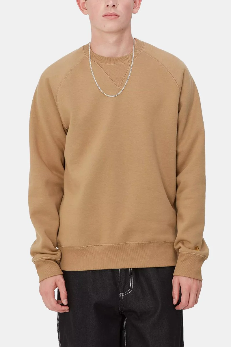 Carhartt WIP Chase Heavy Sweatshirt (Peanut/Gold)