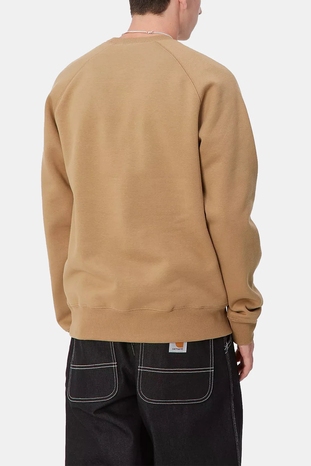 Carhartt WIP Chase Heavy Sweatshirt (Peanut/Gold) - Image 2
