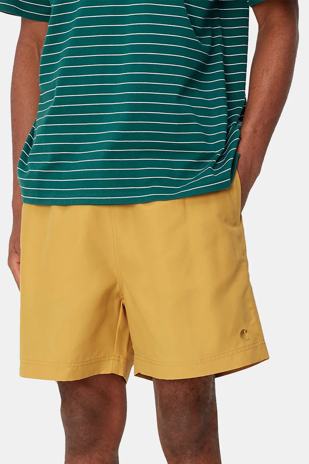 Carhartt WIP Chase Swim Trunks (Sunray/Gold) - Image 6