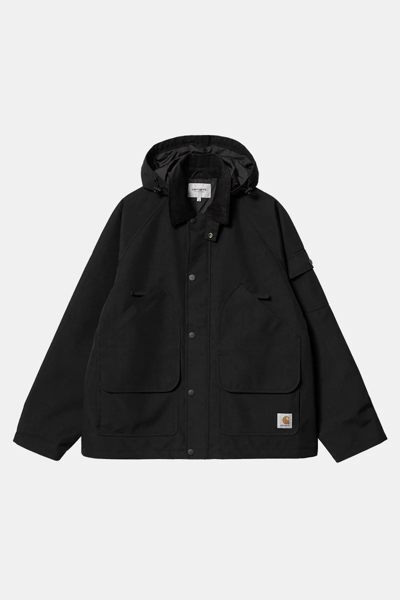 Carhartt WIP Clarton Jacket (Black/Black) - Image 8