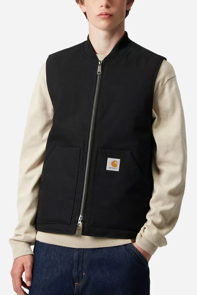 Carhartt WIP Classic Vest (Black/Rigid) - Image 6