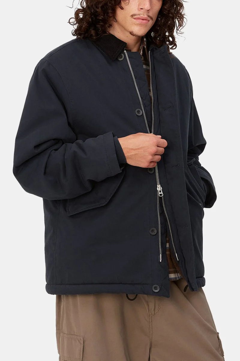 Carhartt WIP Declan Jacket (Dark Navy/Black) - Image 3
