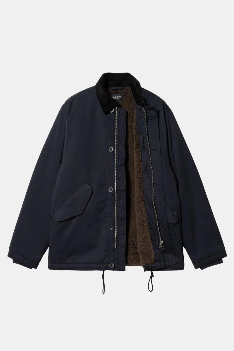 Carhartt WIP Declan Jacket (Dark Navy/Black) - Image 6