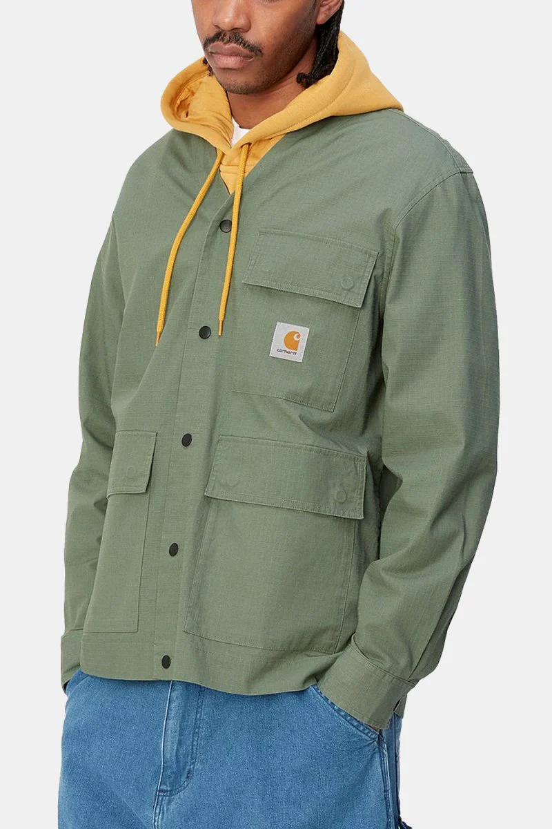 Carhartt WIP Elroy Shirt Jac (Park Green) - Image 3