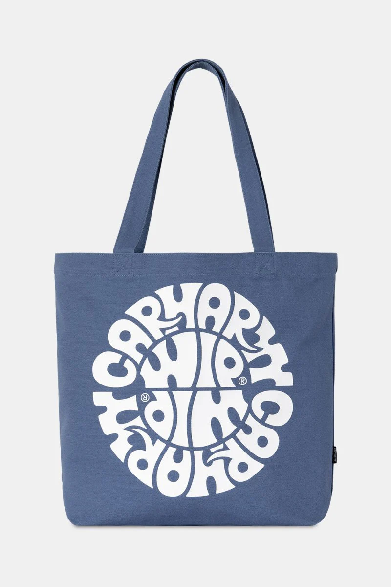 Carhartt WIP Graphic Tote Bag (Jazzy Print/Blue Iris)