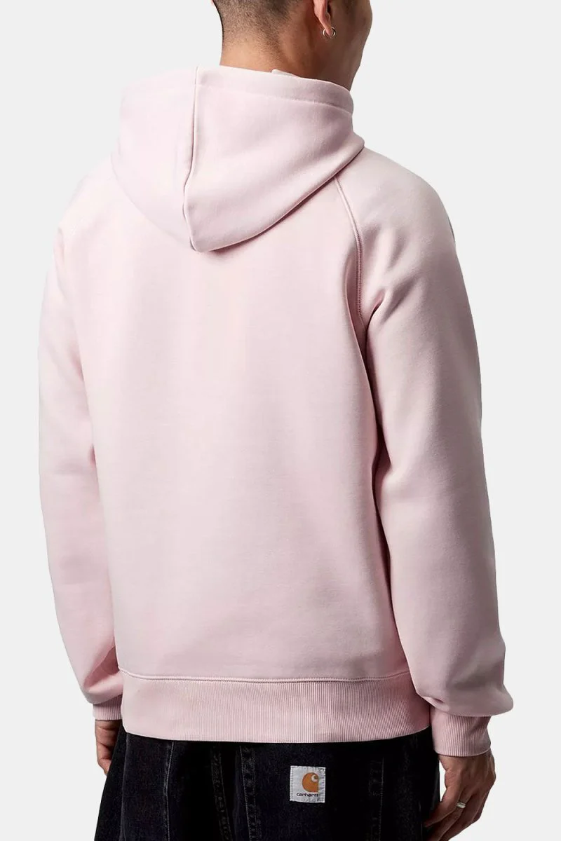 Carhartt WIP Hooded Chase Sweat (Air Pink/Gold) - Image 2