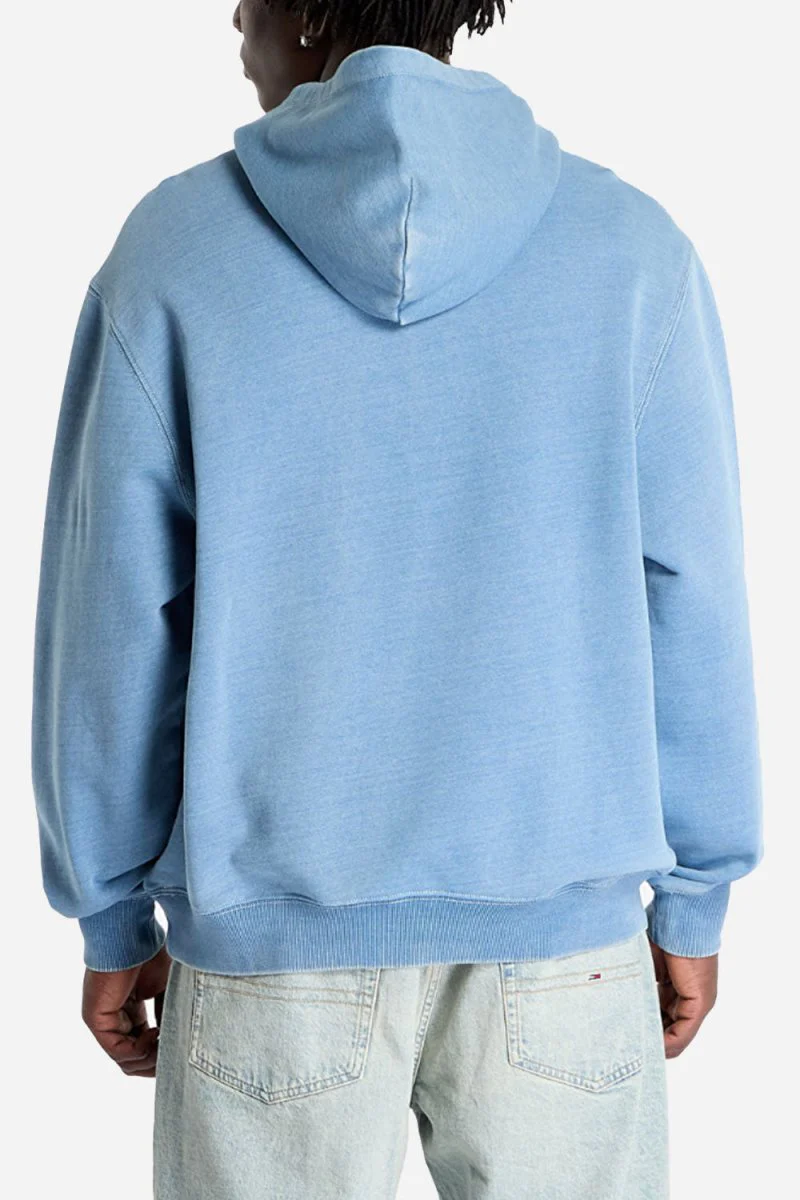 Carhartt WIP Hooded Ingo Sweat (Light Blue/Gold) - Image 4