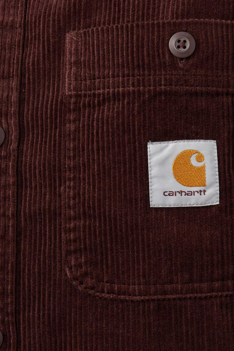 Carhartt WIP Long Sleeve Flint Shirt (Amarone Rinsed) - Image 6
