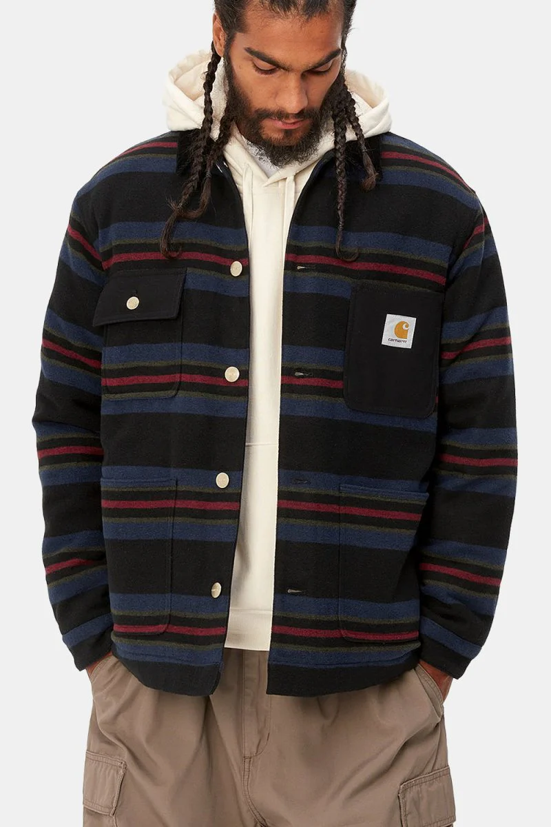 Carhartt WIP Oregon Jacket (Starco Stripe/Black) - Image 5