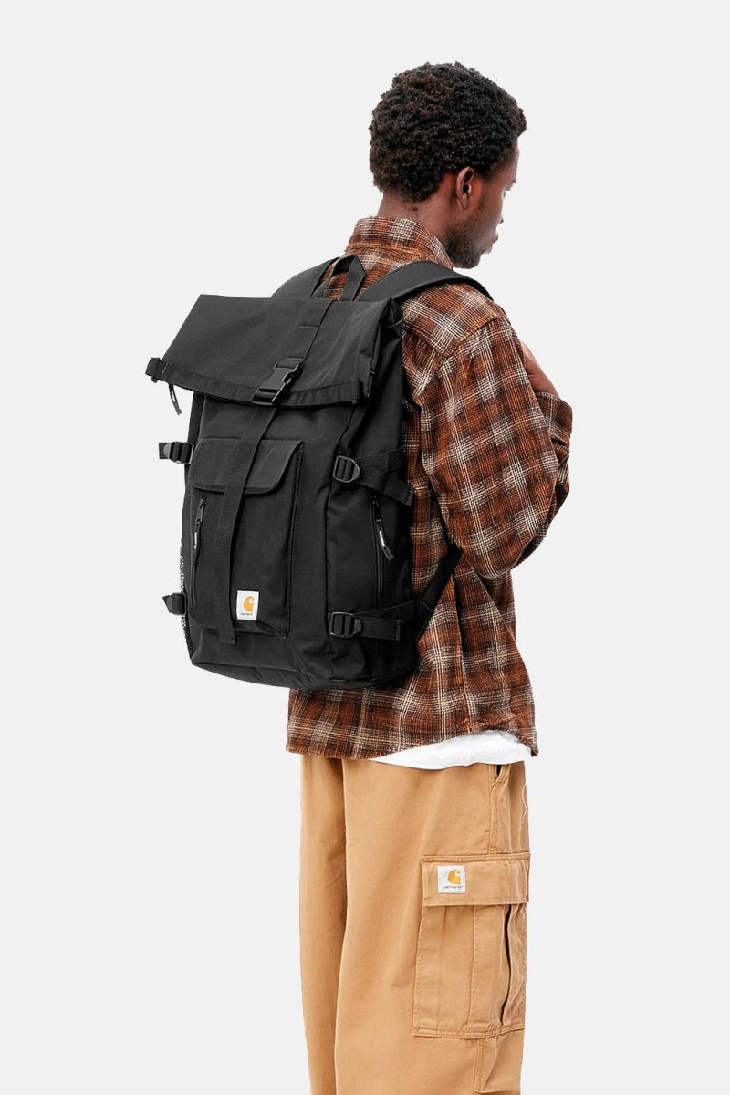 Carhartt WIP Philis Duck Canvas Backpack (Black) - Image 7