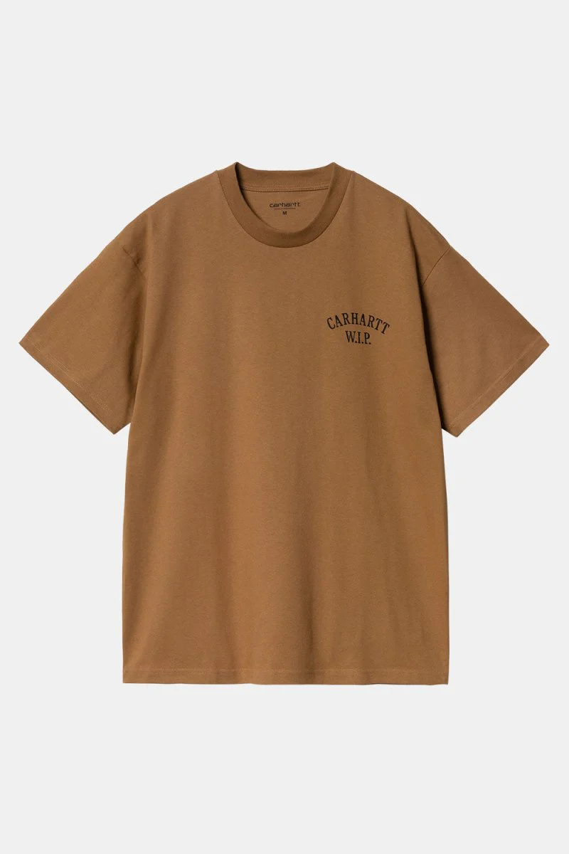 Carhartt WIP Short Sleeve Cabinetry T-Shirt (Hamilton Brown/Black) - Image 3