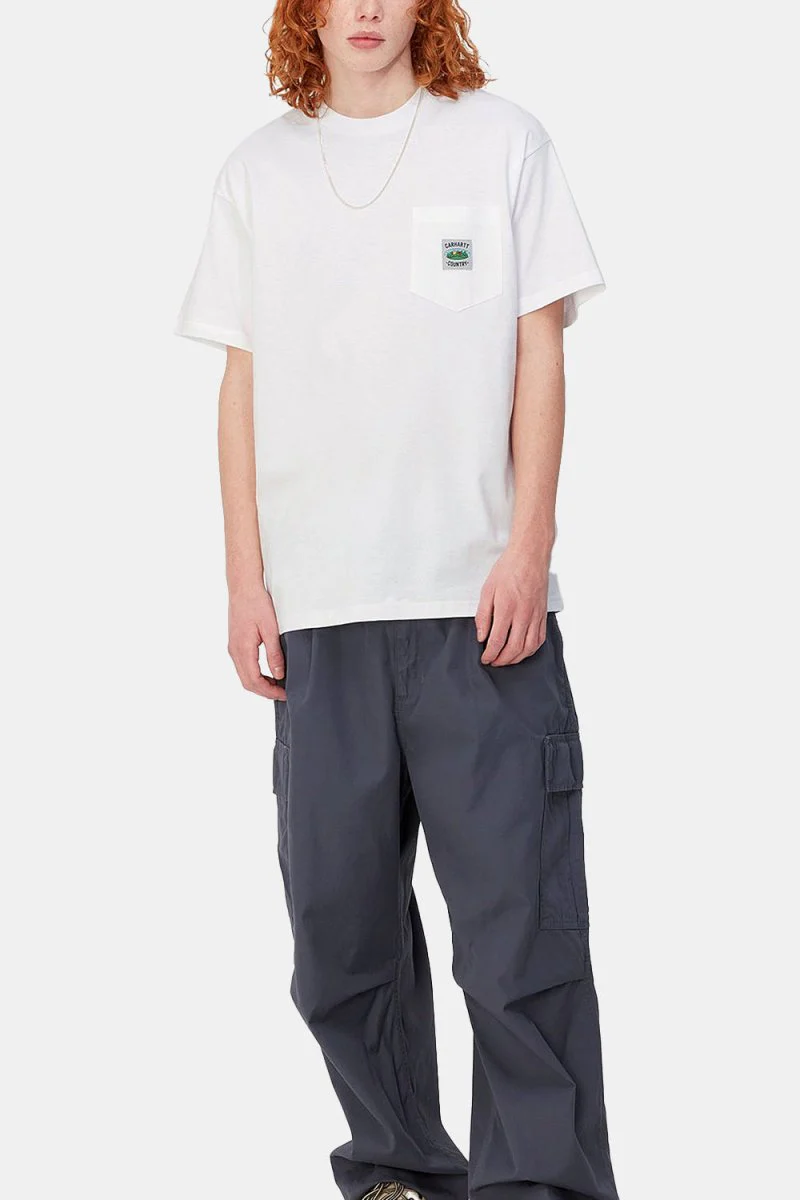 Carhartt WIP Short Sleeve Field Pocket T-Shirt (White) - Image 5