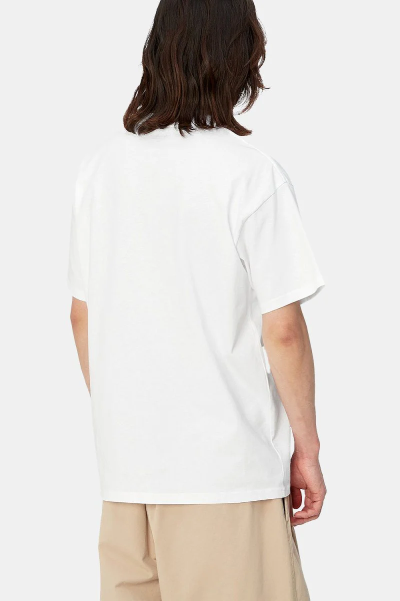 Carhartt WIP Short Sleeve Icons T-Shirt (White/Black) - Image 2