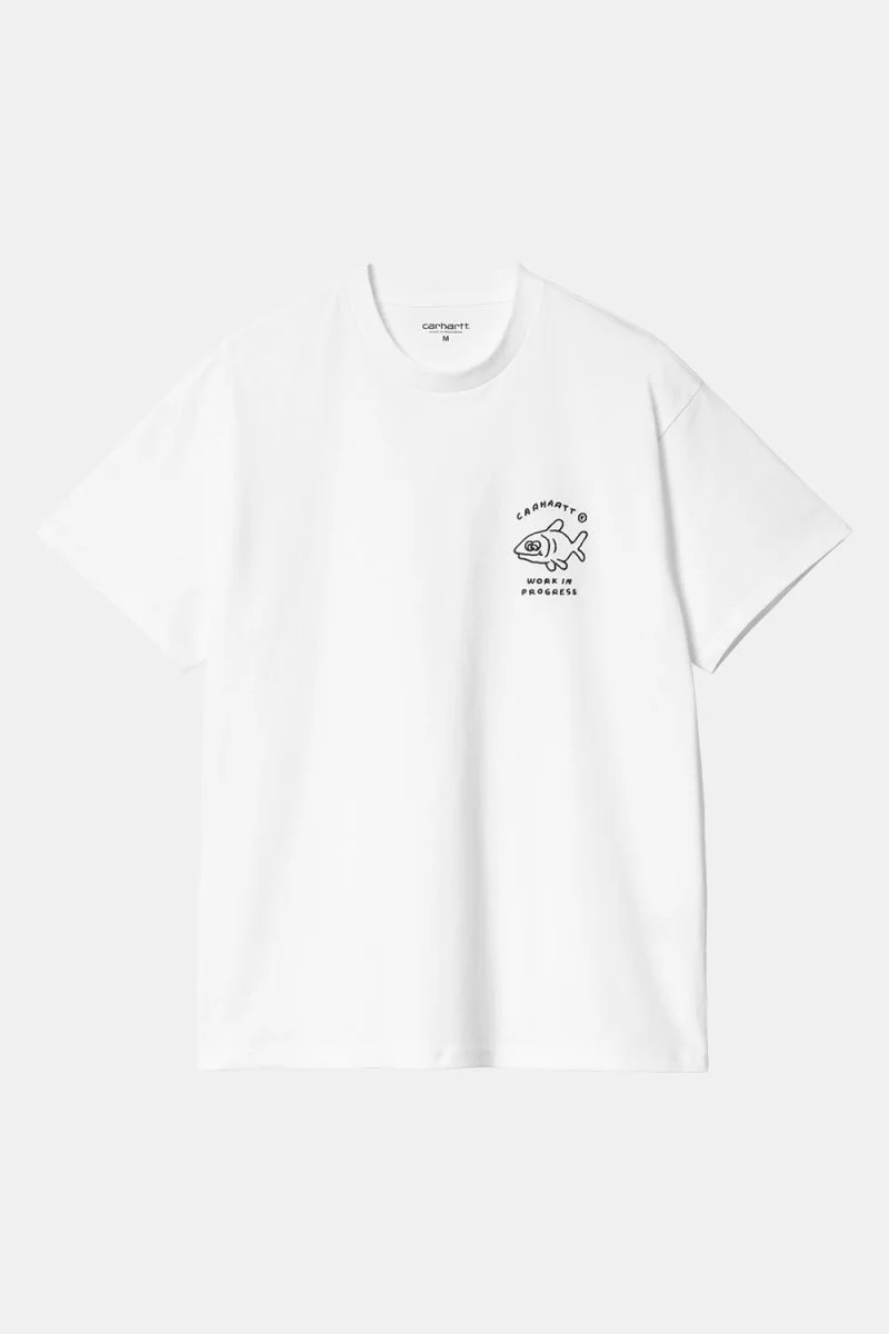 Carhartt WIP Short Sleeve Icons T-Shirt (White/Black) - Image 5
