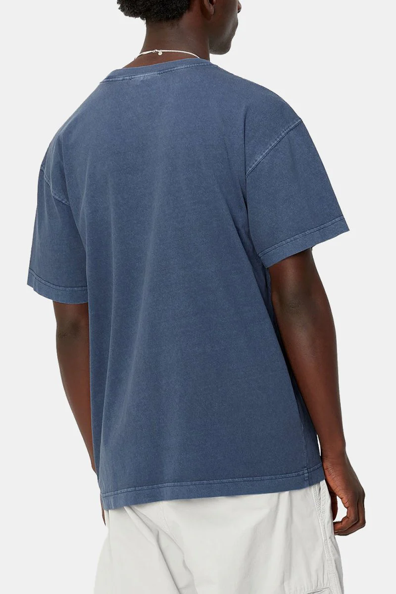 Carhartt WIP Short Sleeve Nelson T-Shirt (Elder Blue) - Image 2