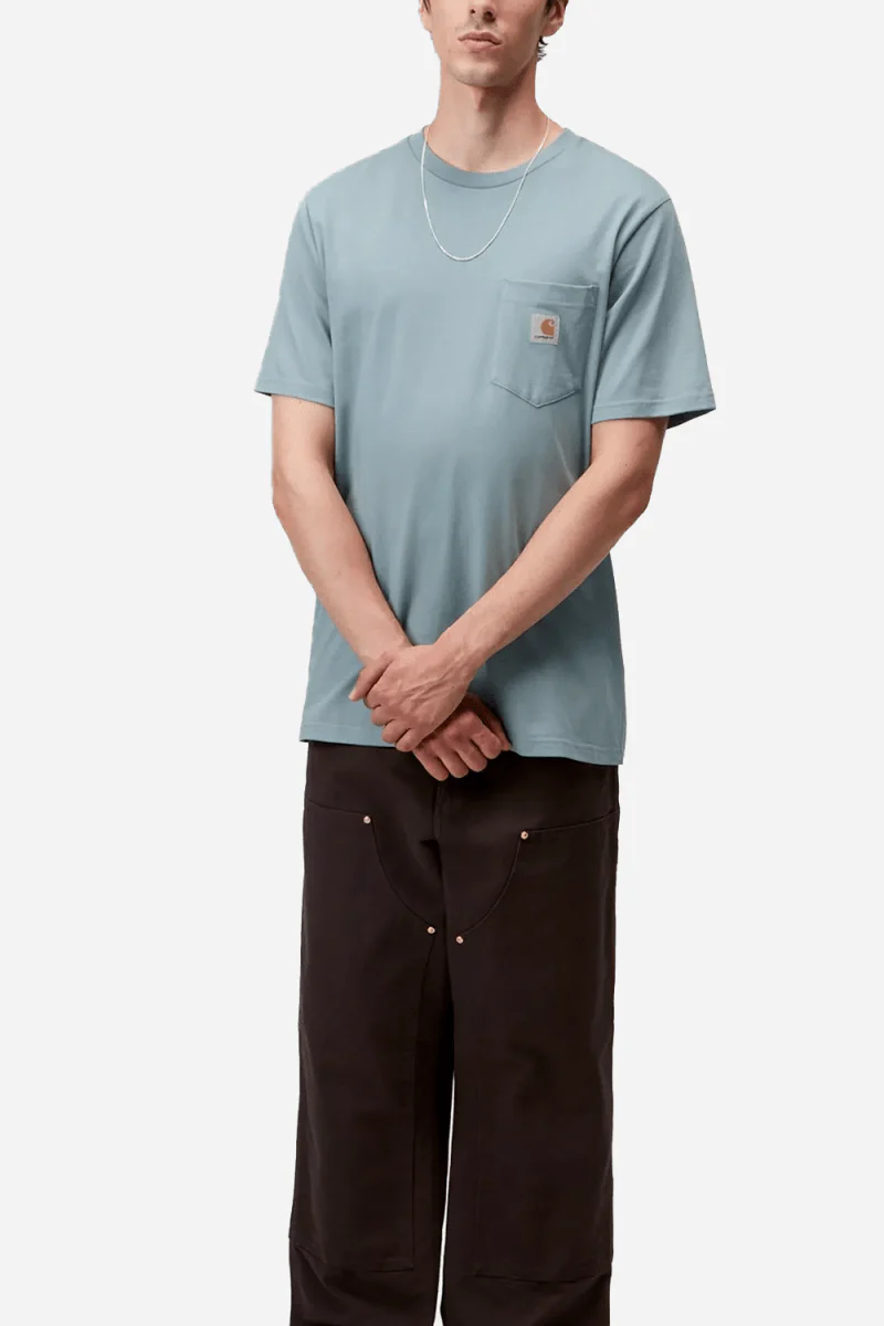 Carhartt WIP Short Sleeve Pocket T-Shirt (Citadel) - Image 3