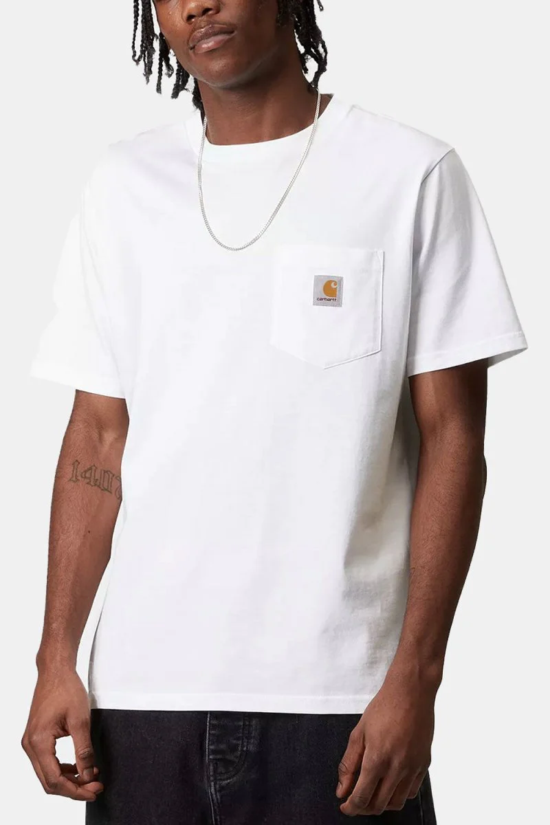 Carhartt WIP Short Sleeve Pocket T-Shirt (White)