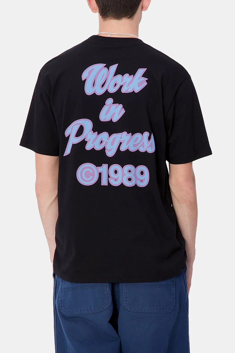 Carhartt WIP Short Sleeve Spill T-Shirt (Black) - Image 2