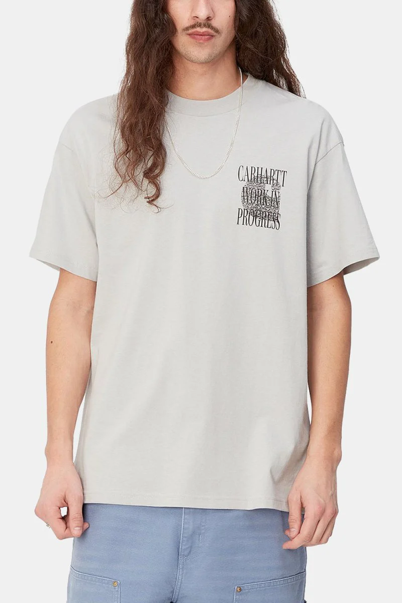 Carhartt WIP Short Sleeved Always a WIP T-Shirt (Sonic Silver) - Image 2