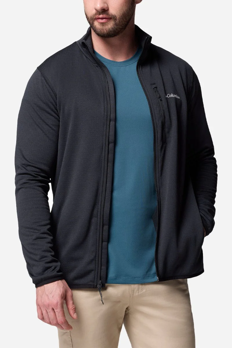 Columbia Essential Hike™ Grid Fleece Full Zip (Black) - Image 8