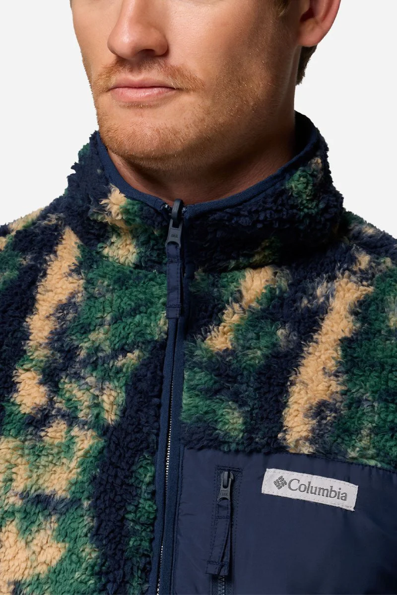 Columbia Winter Pass™ Reversible Fleece (Collegiate Navy/Tracks) - Image 2