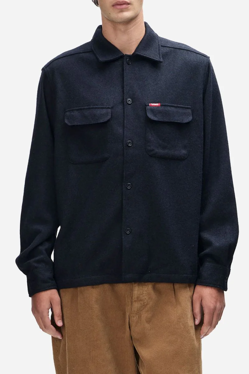 Deus Clayton Wool Shirt (Black)