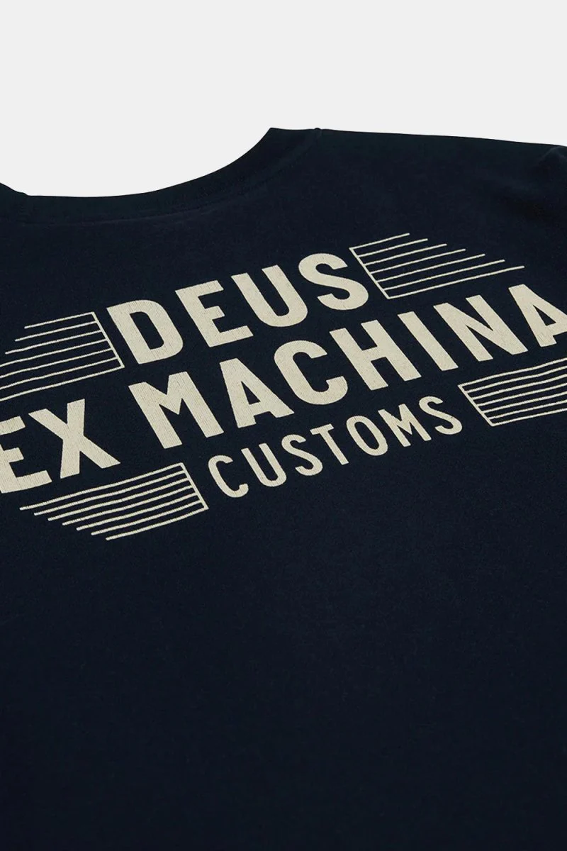 Deus Fender Crew Sweatshirt (Navy) - Image 4