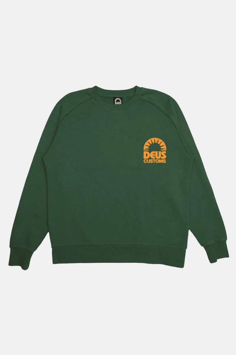 Deus Melodies Crew Sweatshirt (Hillside Green) - Image 5