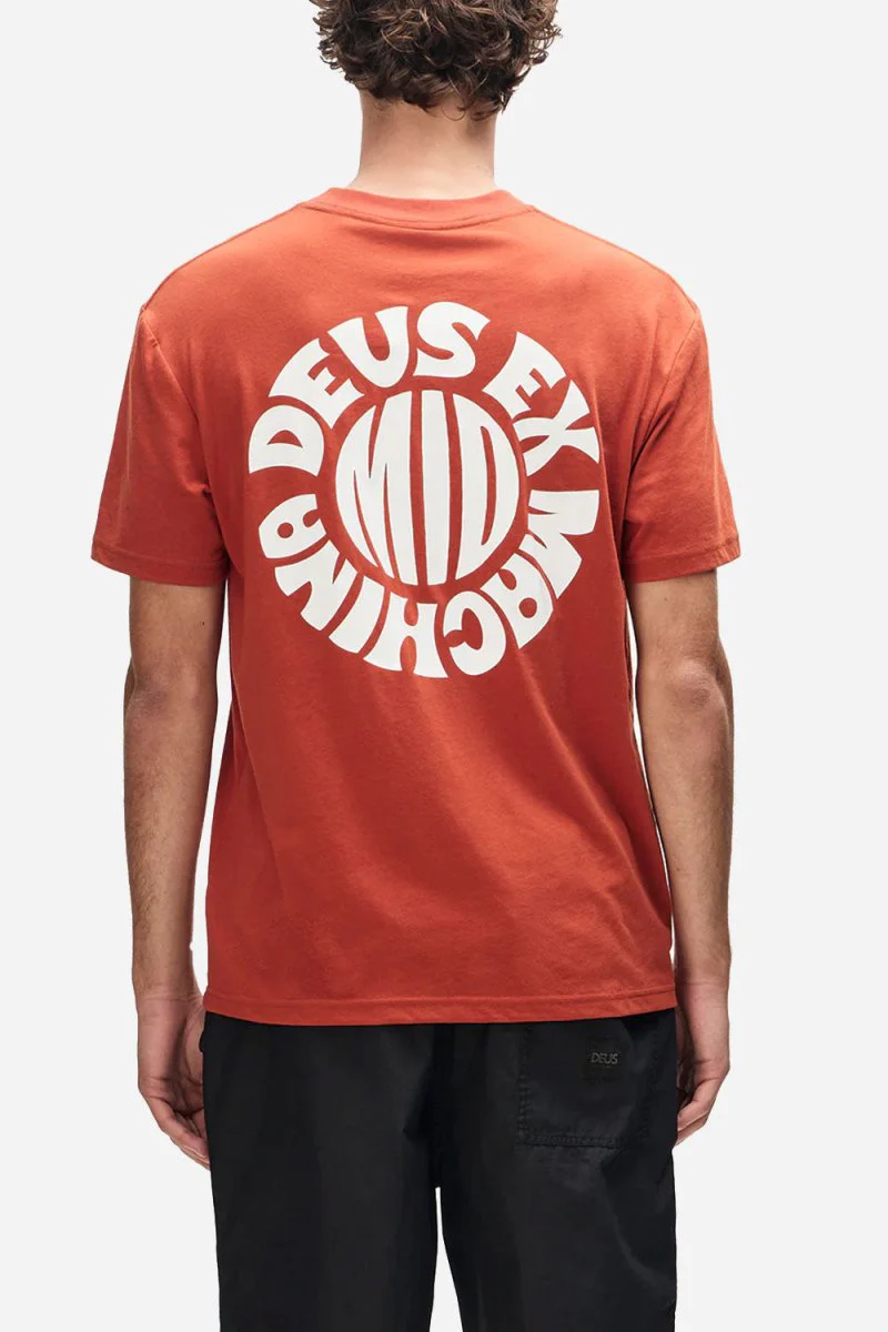 Deus Middie T-Shirt (Terracotta) - Image 2
