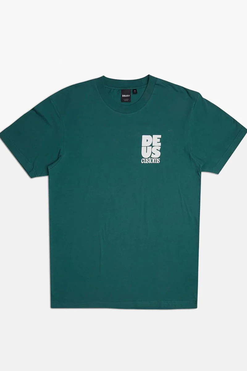 Deus Postal Organic Cotton T-Shirt (Work Green) - Image 4