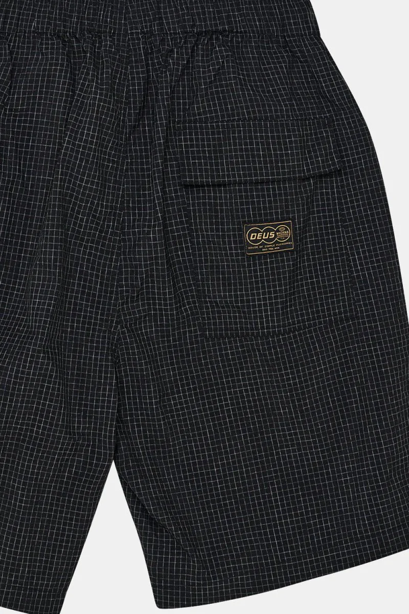 Deus Remi Parachute Shorts (Black) - Image 7