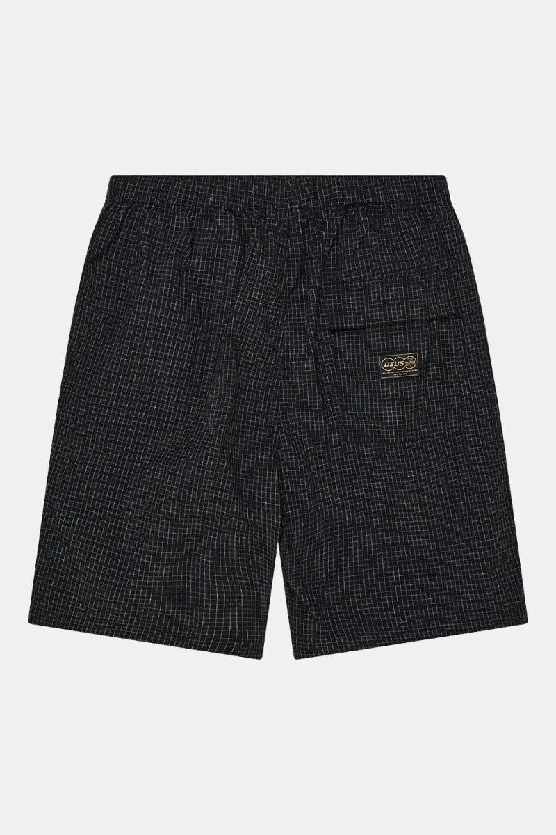 Deus Remi Parachute Shorts (Black) - Image 9