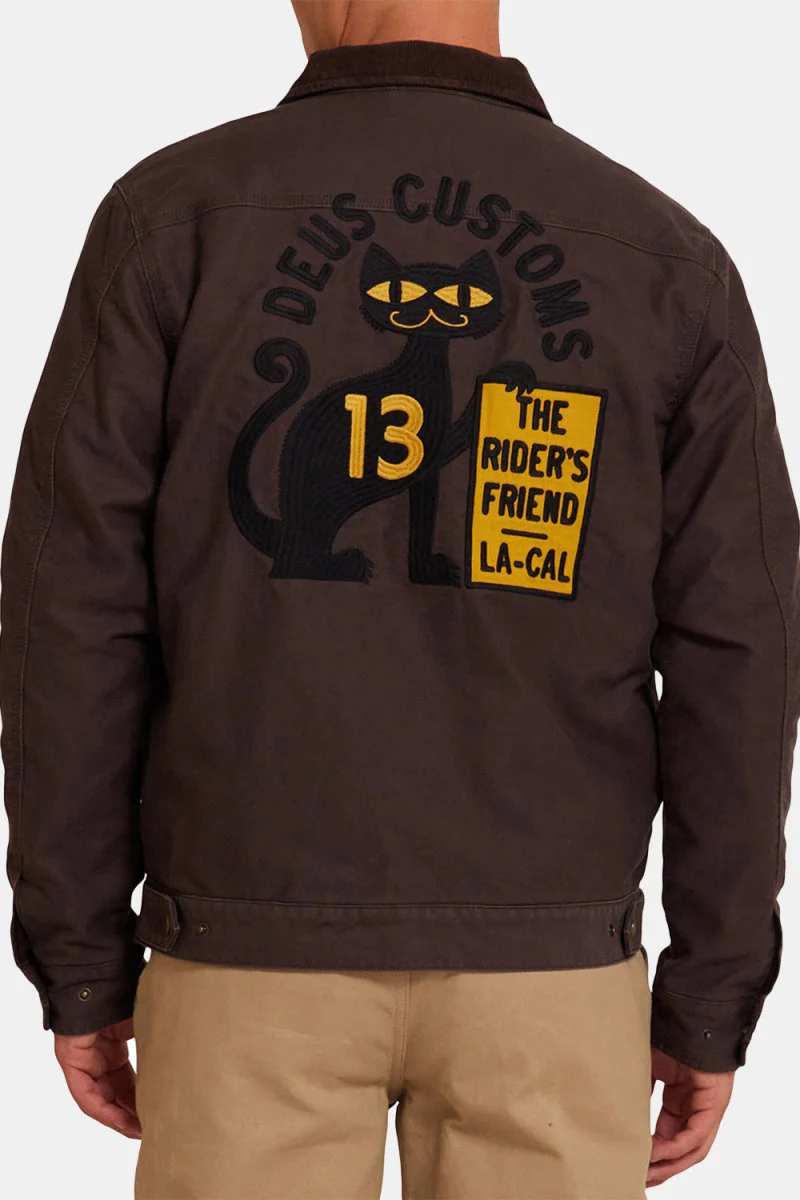 Deus Super Stitious Jacket (Chocolate Brown) - Image 2