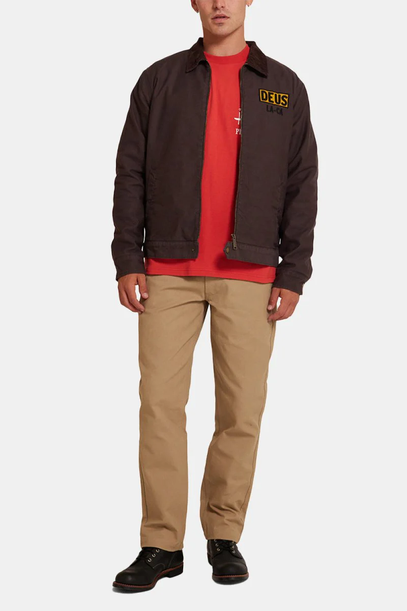 Deus Super Stitious Jacket (Chocolate Brown) - Image 3