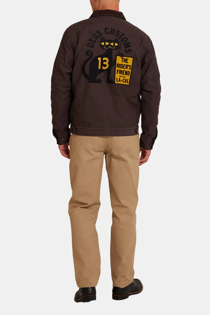 Deus Super Stitious Jacket (Chocolate Brown) - Image 4